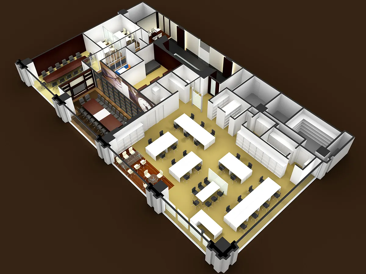 電気ビルジングインテリアデザイン